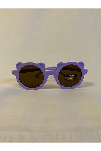 Della Pianto Sweet Children's Sunglasses with Teddy Bear Lilac