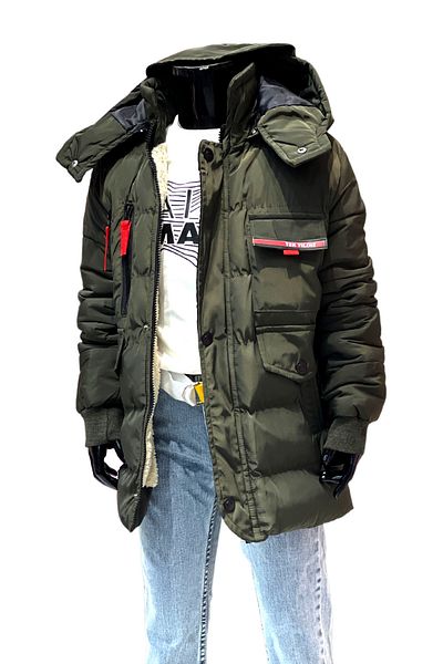 Asortik Kids Boy's Water Repellent Hooded Fleece Lined Puffer Jacket