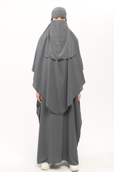 Altobeh Sultanbaş Σεντόνι Γάμου Cilbab Khimar Abaya Λαβή Ελαστικό που κυριαρχεί με Πέπλο Ferace Medine Silk