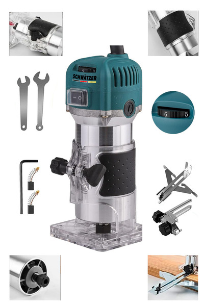 Alman 3000 Watt Formika Freze Makinesi - 6 Kademe Devir Ayarlı