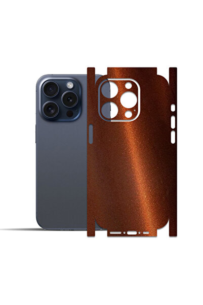 Ipg iPhone 15 Pro ile uyumlu Arka ve Yanlar için IPG Tam Koruma Dekoratif Sti...