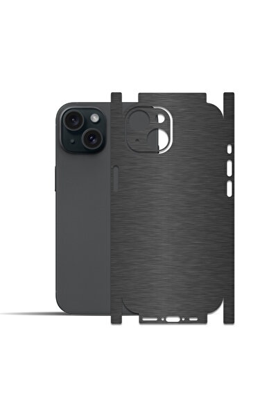 Ipg iPhone 15 Plus ile Uyumlu Arka ve Yanlar için IPG Tam Koruma Dekoratif St...