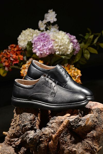 Pierre Cardin Pantofi casual negri 100% piele pentru bărbați Model în stil care oferă eleganță și confort într-un singur stil inovator