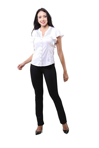 Dodona 2560 Kışlık Likralı Siyah Gabardin Pantolon