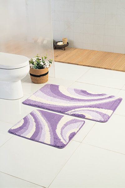Genel Markalar Milenyum Helz 60x100 ve 60x50 cm 2'li Banyo Paspası