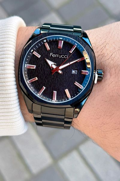 Ferrucci FC.03244TM.02 Steel Cord Men's Wrist Watch