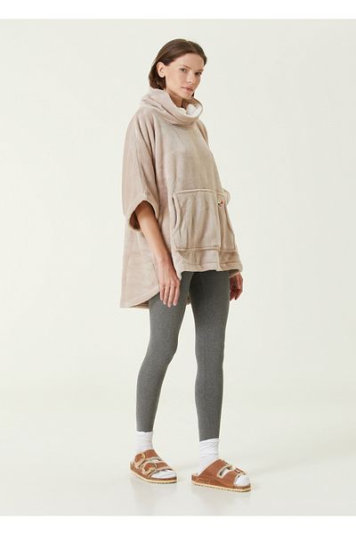 İrya Ruby Poncho Beige Oversize - Es Parla