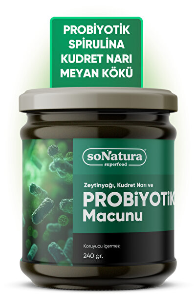 Sonatura Probiyotik Macunu  Zeytinyağı, Kudret Narı, Probiyotik  240 Gr