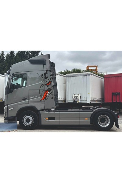 Kurt Reklam Dünyası Tır Kamyon Scanıa Bmc Ford Volvo Daf Mercedes Oto Kuşak 2 Adet Sticker Kartal 120x60 Cm