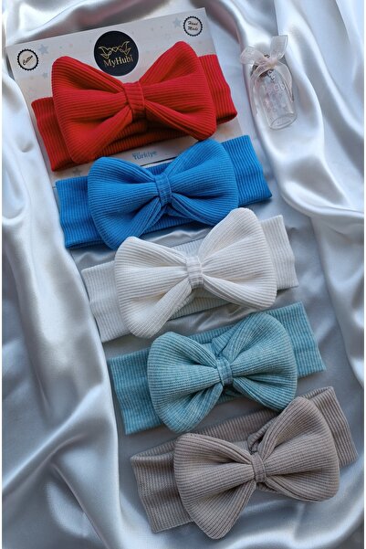 MyHubi 5-Piece Combination (Boxed) Handmade Baby Girl Grand Bandana