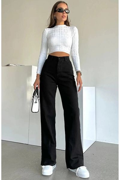 Ramrod Rio High Waist Wide Leg Lycra Wide Leg Jeans