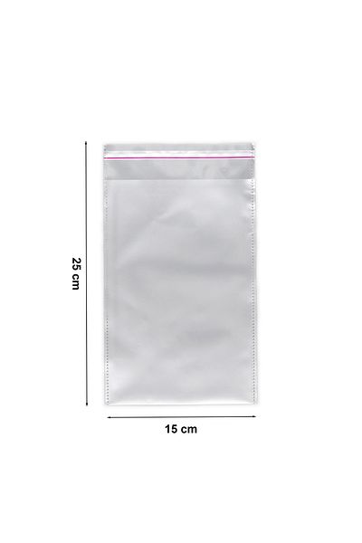 reprodesign 15X25 Silver Luxury Banded Matte Metalized Gift Package (10 Pcs)