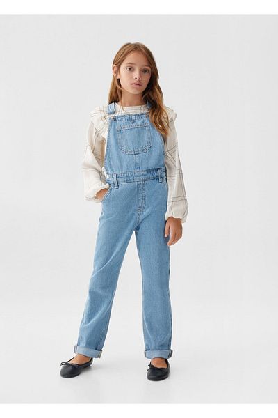 MANGO Kids Langer Jeans-Overall