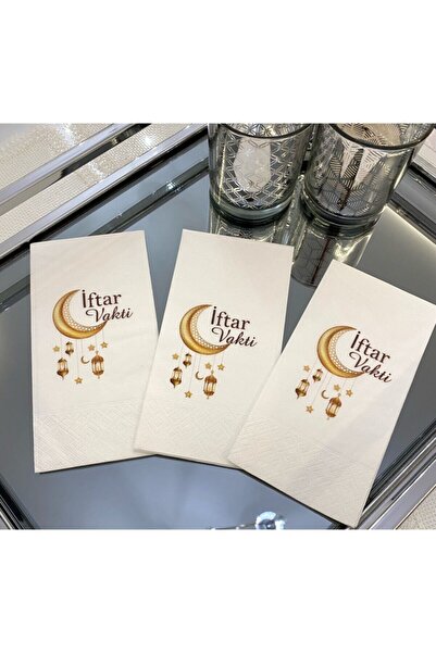 busrasdesign منديل عرض الهلال 16 قطعة