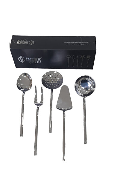 AHİR TİCARET Inter Steel Işıl Model Service Set 5 Pieces