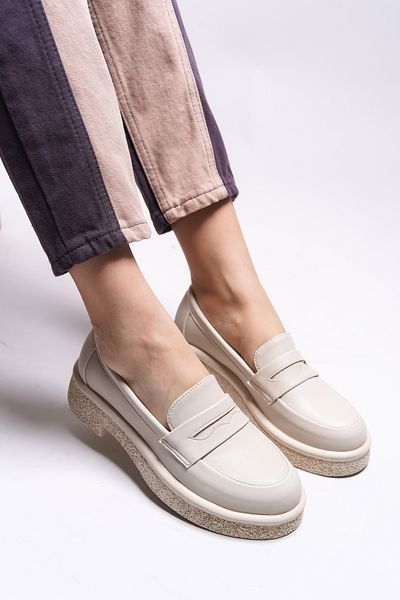 Riccon Ashlalona , Damen Loafer00121201 Beige Haut