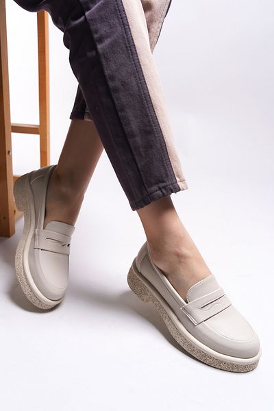 Riccon Ashlalona , Damen Loafer00121201 Beige Haut