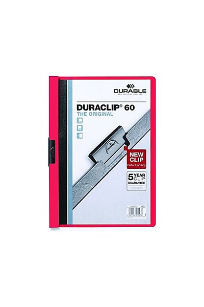 Dağtaş Kırtasiye Durable 2209 Duraclip 60 25 Page Capacity Compressed File Red Color