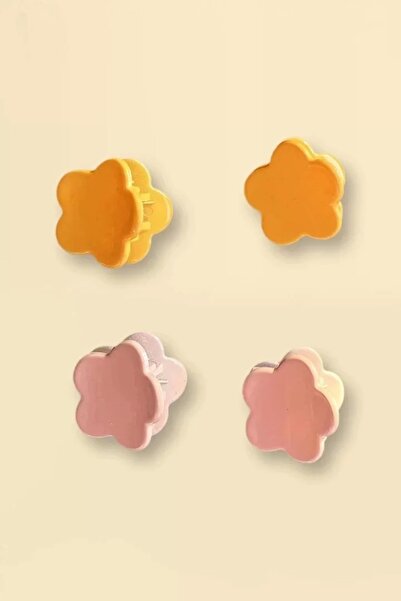 little Luv Set de 4 catarame cu culori mixte