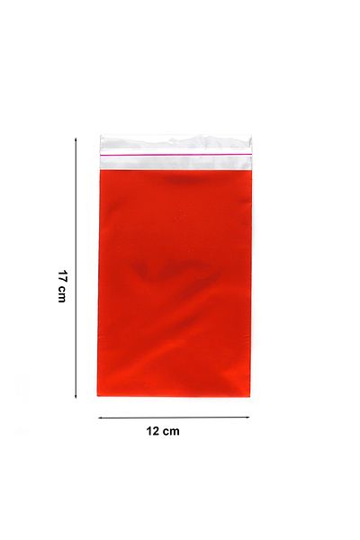 reprodesign 12X17 Red Luxury Banded Matte Metalized Gift Package (50 Pcs)