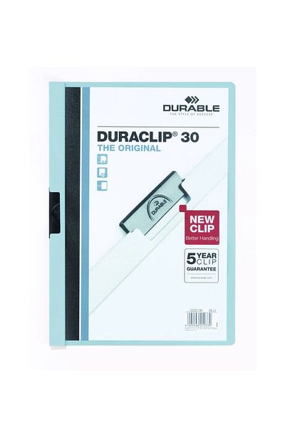 Dağtaş Kırtasiye Durable 2200 Duraclip 30 25 Page Capacity Compressed File Blue Color