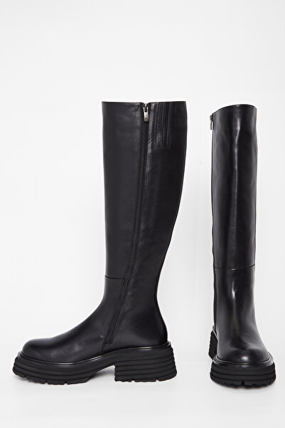 Tamer Tanca Kadın Hakiki Deri Casual Çizme 33 52112 Bn Czm Sk23/24