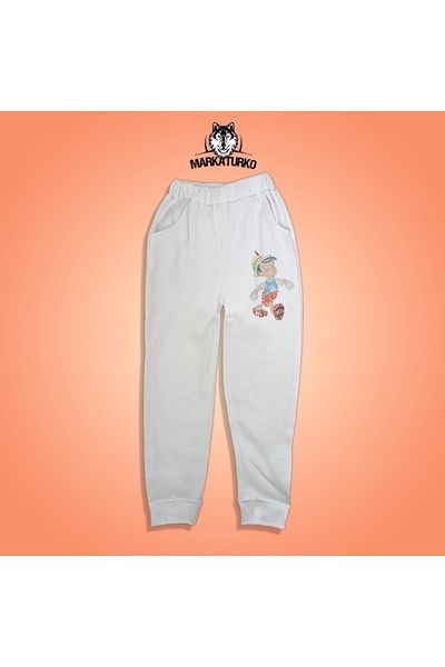MarkaTurko Παιδική φόρμα Pinnochio printed unisex Special Design Cotton 2705-B37