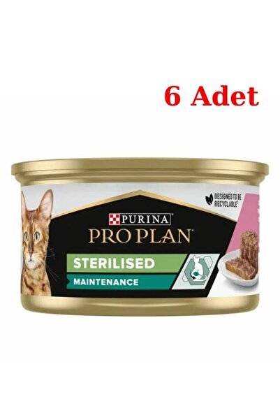 Pro Plan Pro Plan Ton Balıklı ve Somonlu Kısırlaştırılmış Kedi Konservesi 85 ...