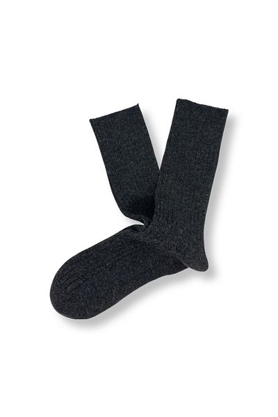 Endemique Studio Endémique Studio The Wool VL Dark Grey-Men's Socks