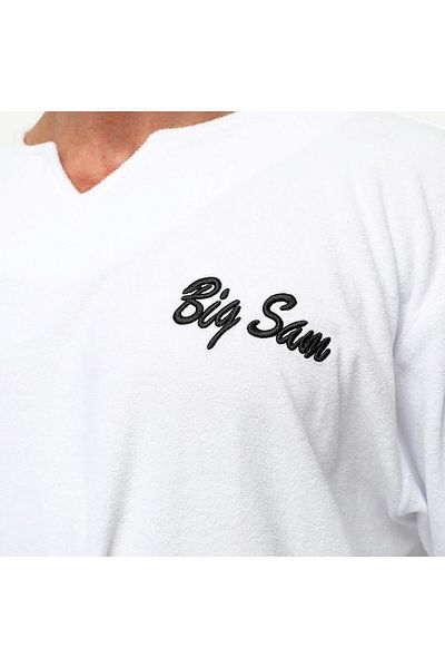 Big Sam Oversize Terry Cloth Rag Top Training T-shirt BGSM 3342