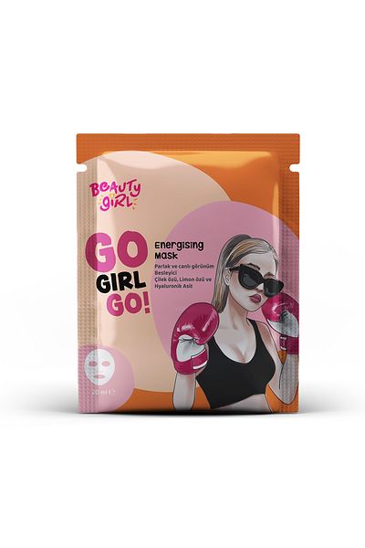 beauty girl Energizing Paper Face Mask 20 ml