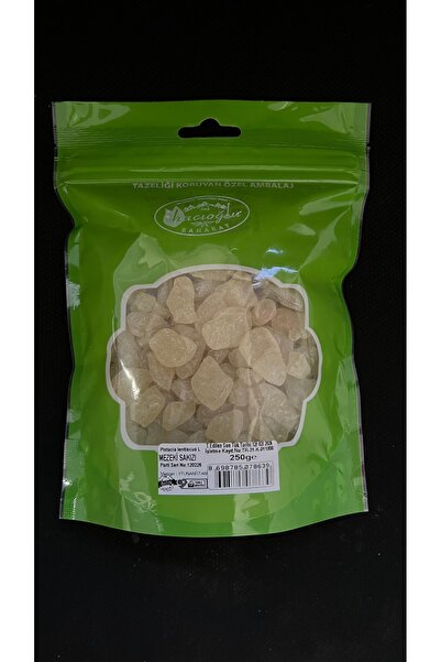 Hacıoğlu baharat Hatay Yöresel Damla Sakızı Mezeki Sakızı Iri Boy 250 gr -1/4 Kg