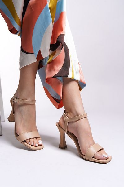 Riccon Pantofi cu toc pentru femei Eludynn Nude Color - 0012348   Modelul