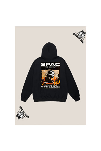 MarkaTurko 2 PAC design special imprimat pe spate Hanorac unisex cu glugă nea...