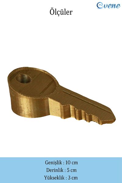 Evene Door Stopper Gold Color Decorative Door Holder Stopper 2 Pieces Model 5