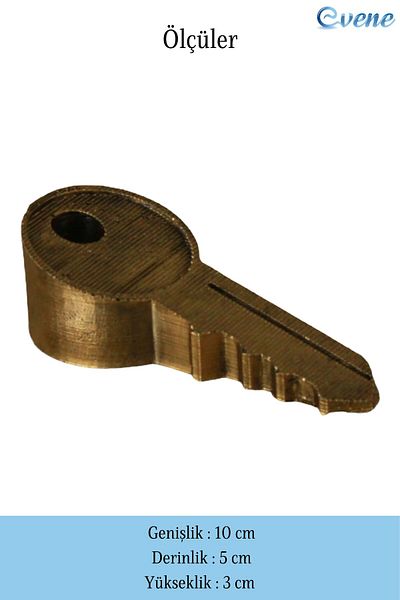 Evene Gold Tumbled Color Decorative Door Stopper - 2 Pieces Model 5, Holder Stopper