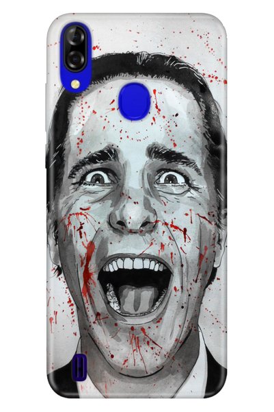 Reeder P13 Blue 6.09" Compatible Case Patterned Printed Silicone American Psycho