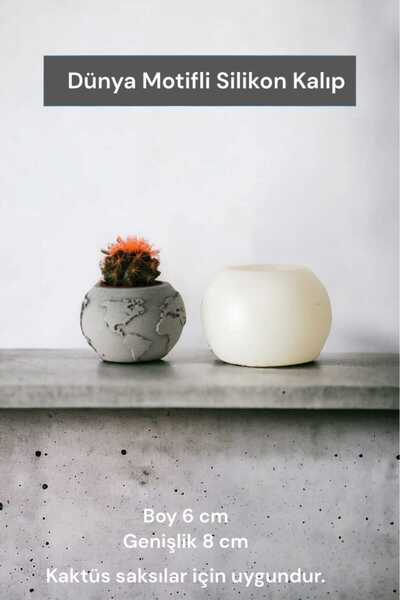 Milinza Saksı Kalıbı, Silikon Kalıp, Beton Harcı, Taş Tozu , Alçı Döküm Kalıb...