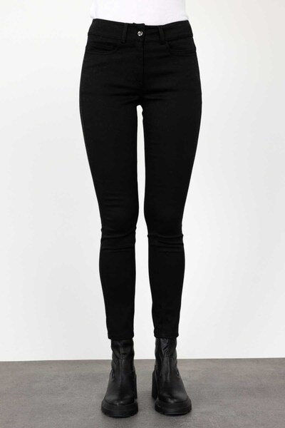 Ekol Γυναικείο Skinny Leg Παντελόνι 2109 Μαύρο