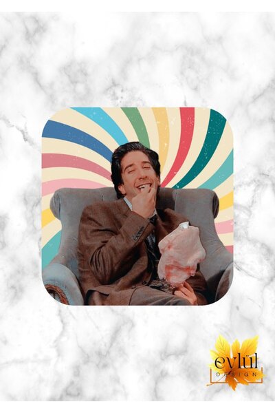 Eylül Design Friends Ross Geller Printed Special Design Printed MDF A Quality...