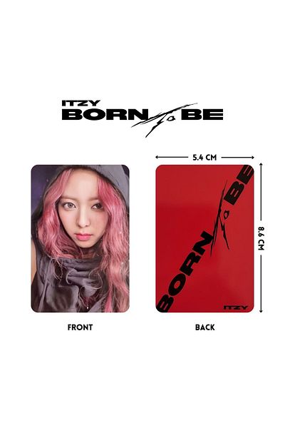 Kpop Dünyasi ITZY '' Born to Be'' Photocards Set V4