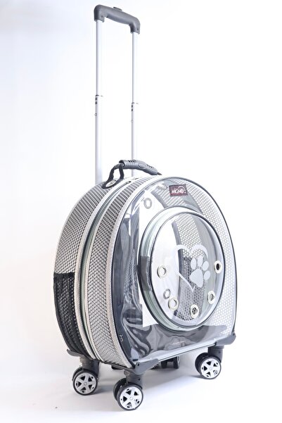 Migno Fileli Kedi Köpek Taşıma Valizi Çekçekli Sırt Çantası Tekerlekli Model ...