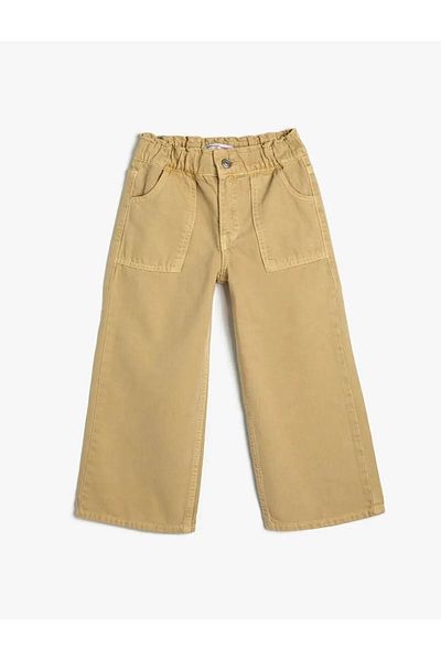 Koton Jeanshose für Mädchen, Beige, 4wkg40007ad