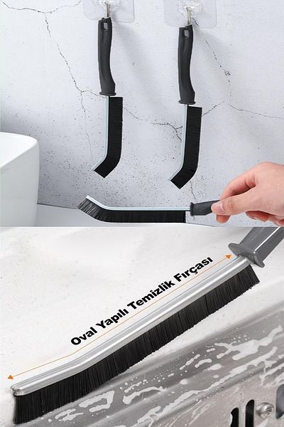 SİHİRLİ MOP Detailed Cleaning Brush Fine Joint Brush Fine Detail Oval Brush 1 Piece