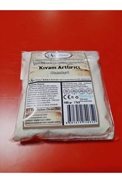 Koza Geleneksel Ebru Standart Toz Kıvam Artırıcı 100gr