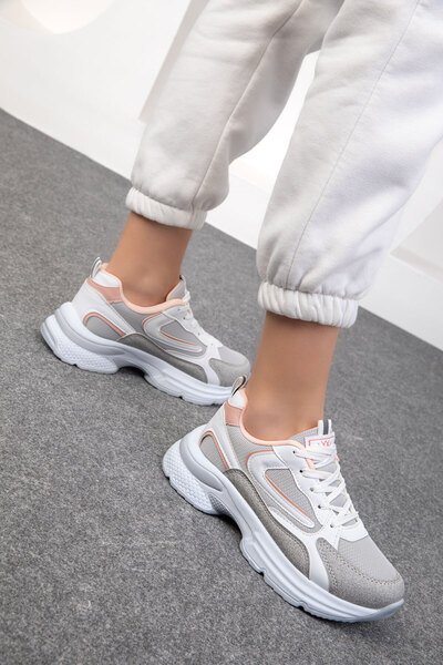 SOHO Ledově-pudrovo-bílé dámské tenisky 18802