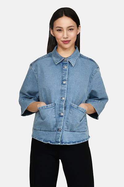 Sister's Point Jacke Damen/Mädchen L. Blue Wash
