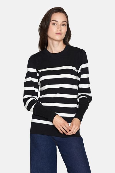 Sister's Point Pulover-Femei / Fete-Negru/Crem