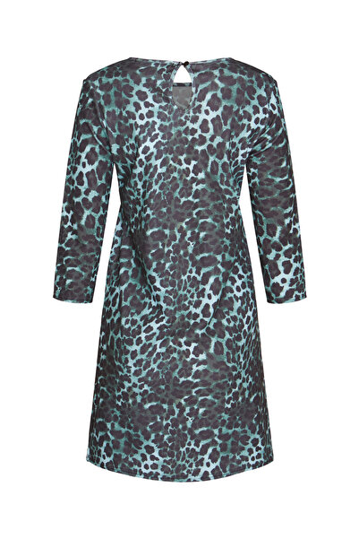 Sister's Point Sukienka-Damska/Dziewczęca-Khaki Leo