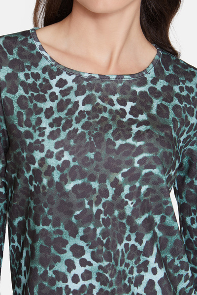 Sister's Point Sukienka-Damska/Dziewczęca-Khaki Leo